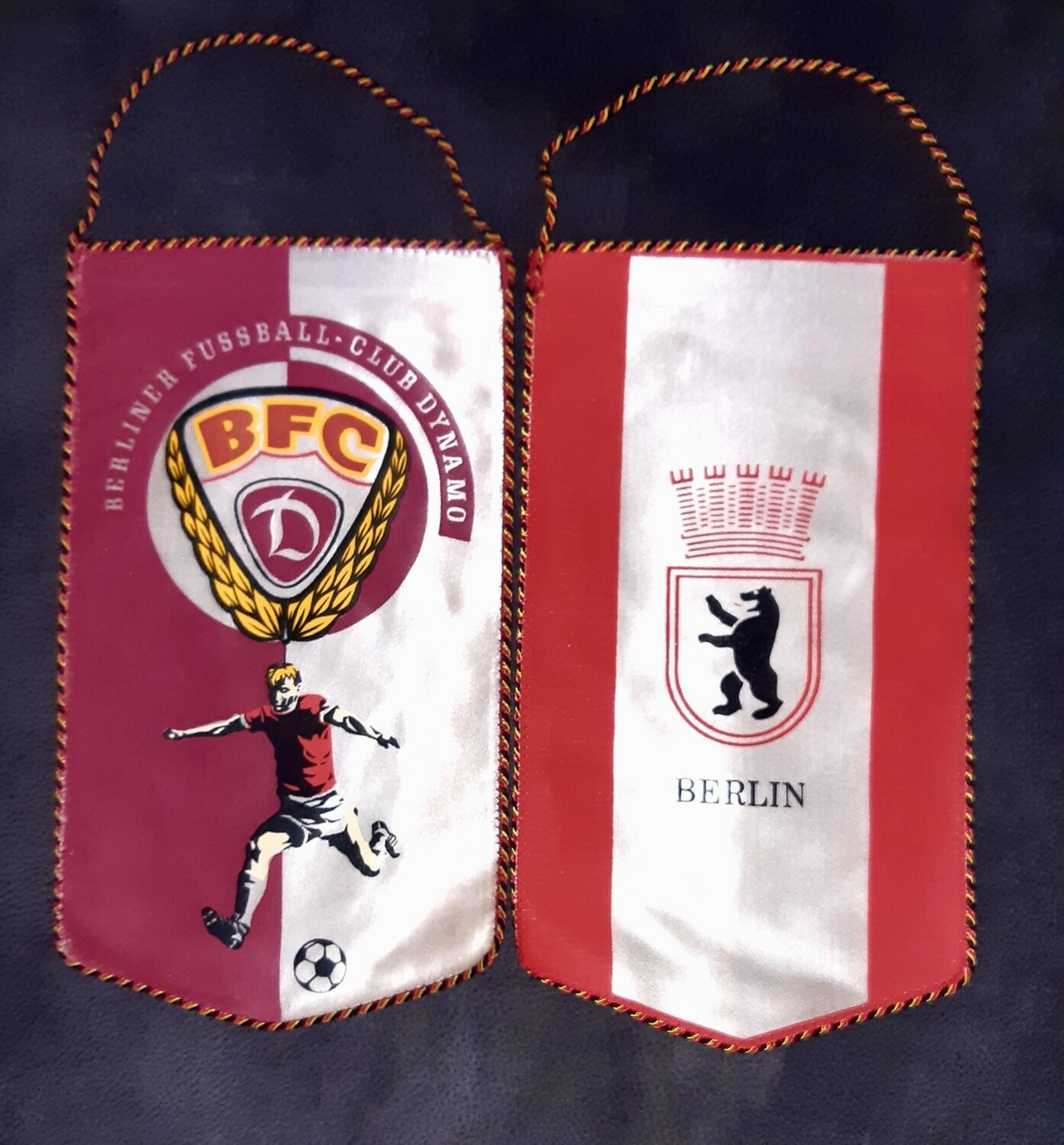 Wimpel BFC Dynamo 30 x 17 cm DDR Oberliga