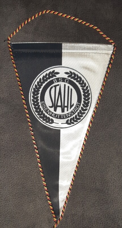 Wimpel BSG Stahl Eisenhüttenstadt DDR Oberliga
