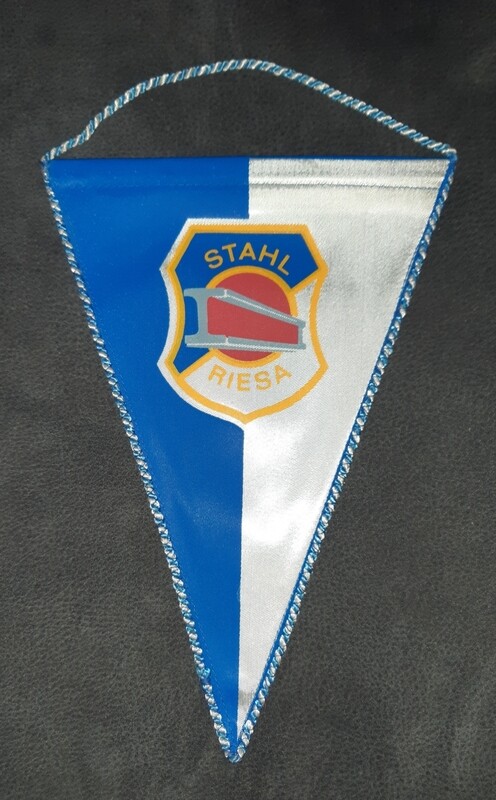 Wimpel BSG Stahl Riesa DDR Oberliga