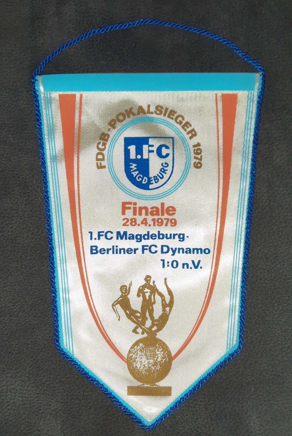 Orig. Wimpel 1.FC Magdeburg BFC Dynamo Finale FDGB Pokal 1979