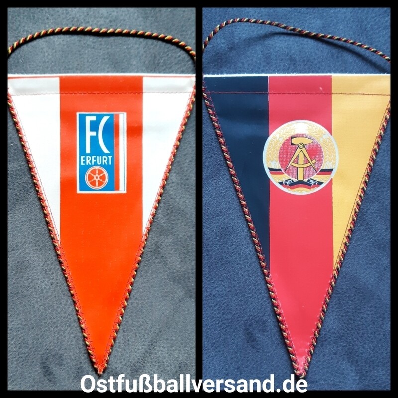 Wimpel FC Rot Weiß Erfurt DDR Oberliga 
