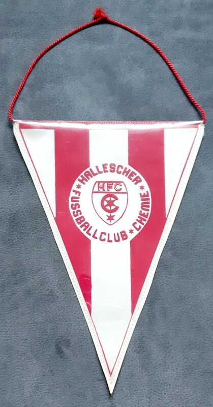 Wimpel HFC Chemie Halle 27 cm DDR Oberliga 