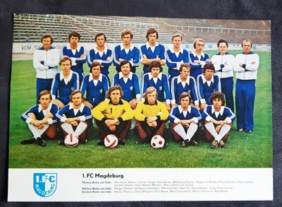 Wismut Aue Programm DDR Oberliga 1979/80 1 FC Magdeburg 