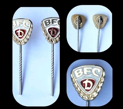 2 x Anstecknadel BFC Dynamo Berlin DDR Oberliga