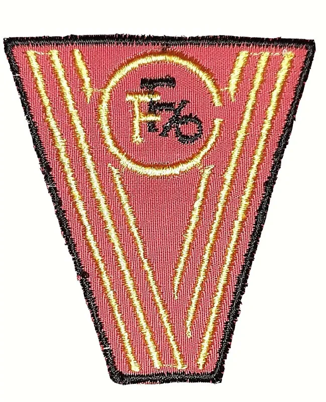 Orig. gestickter DDR Aufnäher FC Vorwärts Frankfurt (O.)