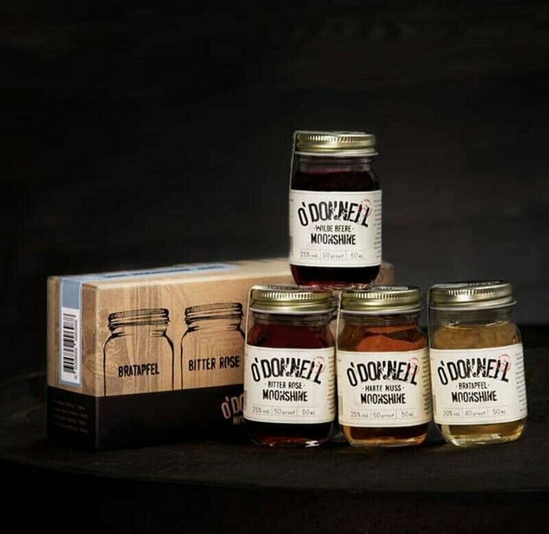 Set Mini Moonshine Jars 4x50 ml