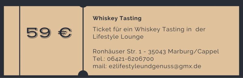 Ticket Whiskey Tasting