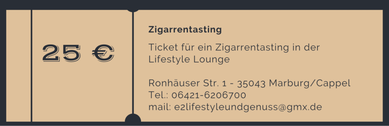 Ticket Zigarrentasting