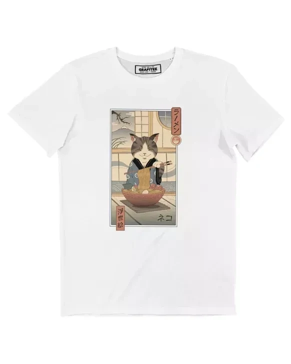 Grafitee Shirt Ramen Katze