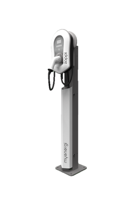 Laddstolpe dubbel till Zappi V2 laddbox