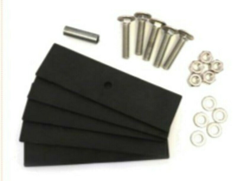 CW Lundberg Skruvsats Vagnsbult M10x50mm, 5 Pack