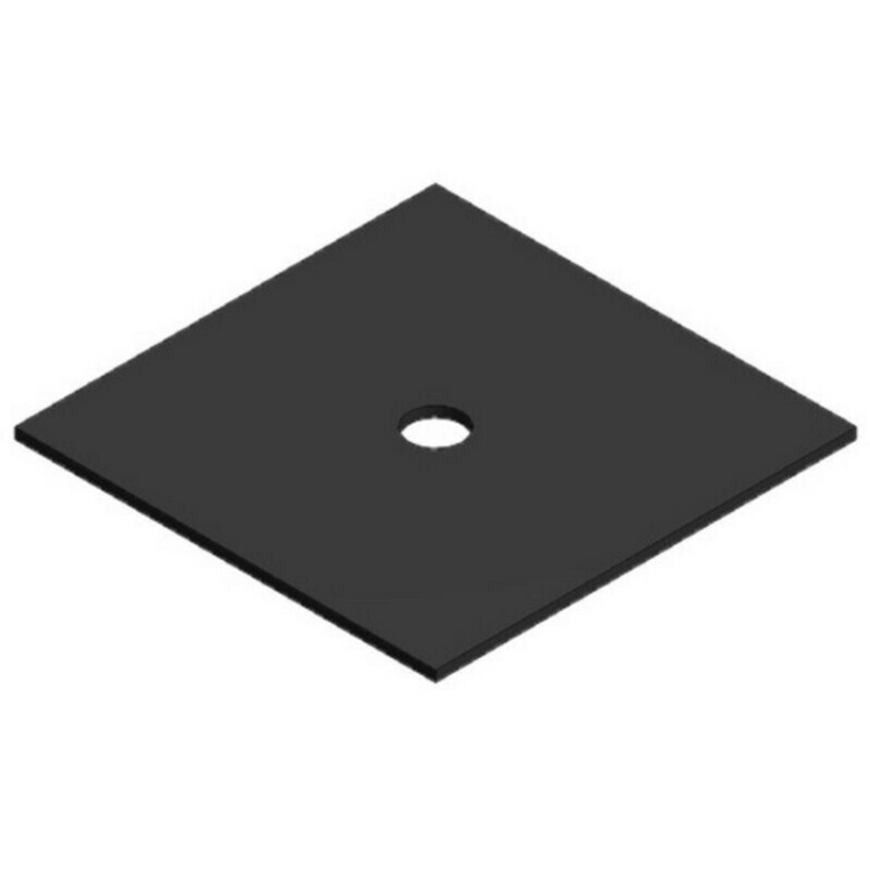 Van Der Valk Rubber Plate 40x40x1mm For Trap Profile