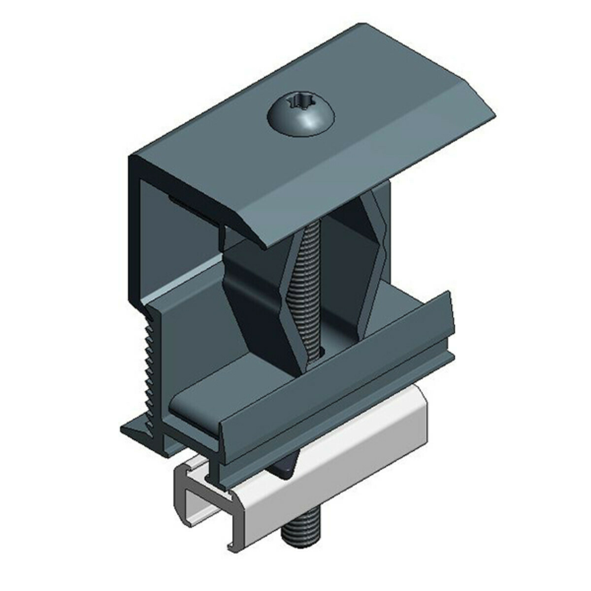 Van Der Valk Alu End Clamp Alu Profile Black