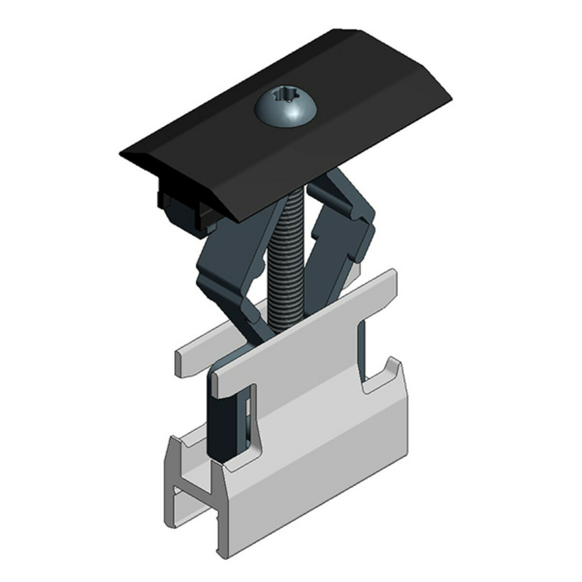 Van Der Valk Alu Mid Clamp Alu Profile Black