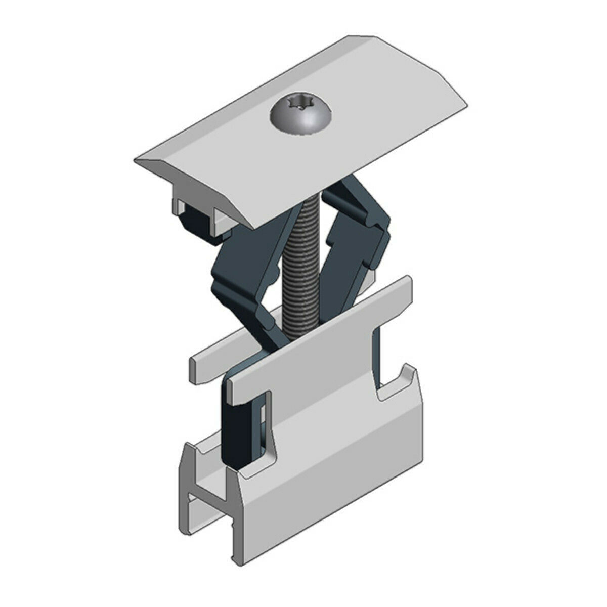 Van Der Valk Alu Mid Panel Clamp Alu Profile 28-50mm