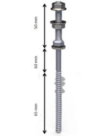 Solfäste för stålunderlag 125mm / 50mm