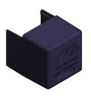 Van Der Valk Black Plastic End Cap For Side++ Profile
