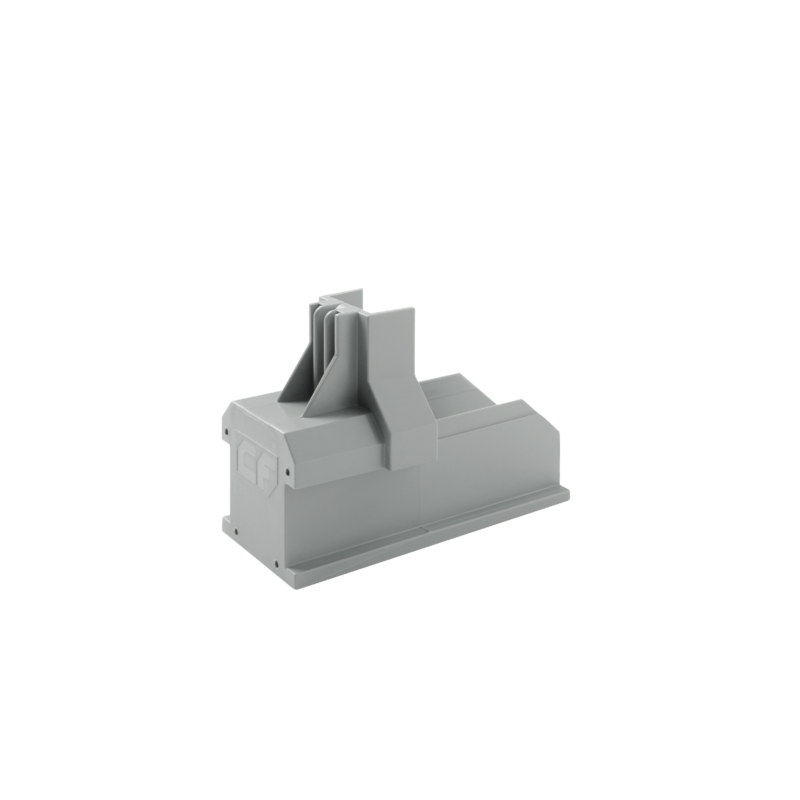 ClickFit EVO mounting rail end cap grey