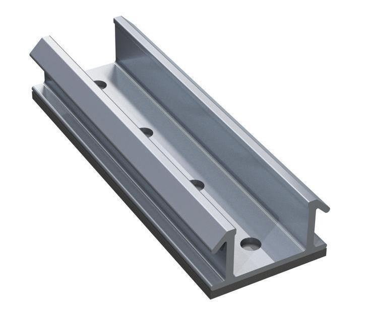 ClickFit Evo - Mounting profile steel roof optimizer ready - portrait