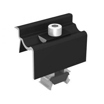 K2 Universal module end clamps OneEnd black