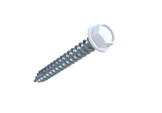Nordmount Wood Screw (300st/förpackning) Vit