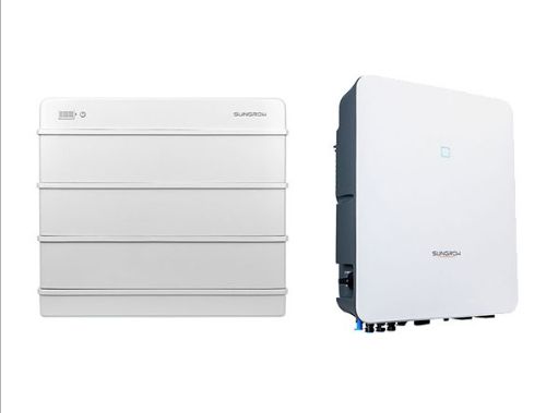 Sungrow hybridväxelriktare + 9,6kWh batteripaket