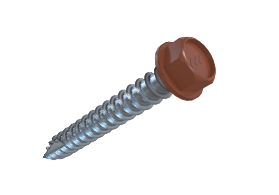 Nordmount Wood Screw (300st/förpackning) Röd