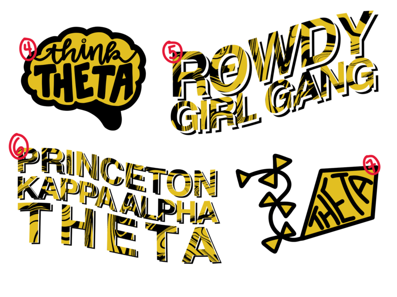 Theta Stickers