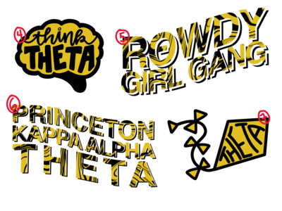 Theta Stickers