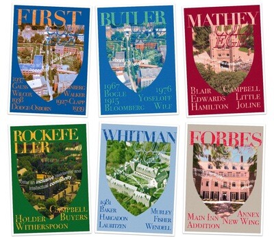 Residential College Poster Stickers