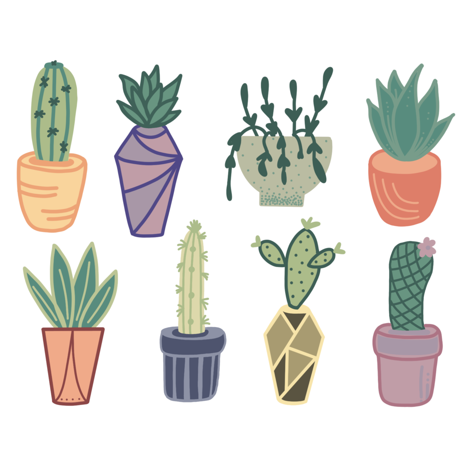 Succulent Stickers