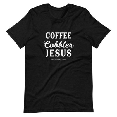 Coffee | Cobbler | Jesus | Short-Sleeve Adult Tee