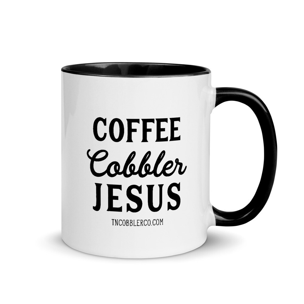 Coffee | Cobbler | Jesus | Mug with Two Tone 