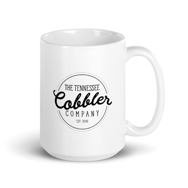 The Tennessee Cobbler Co. Logo Mug