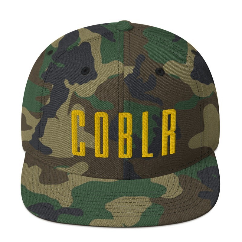 COBLR Camo Snapback Cap