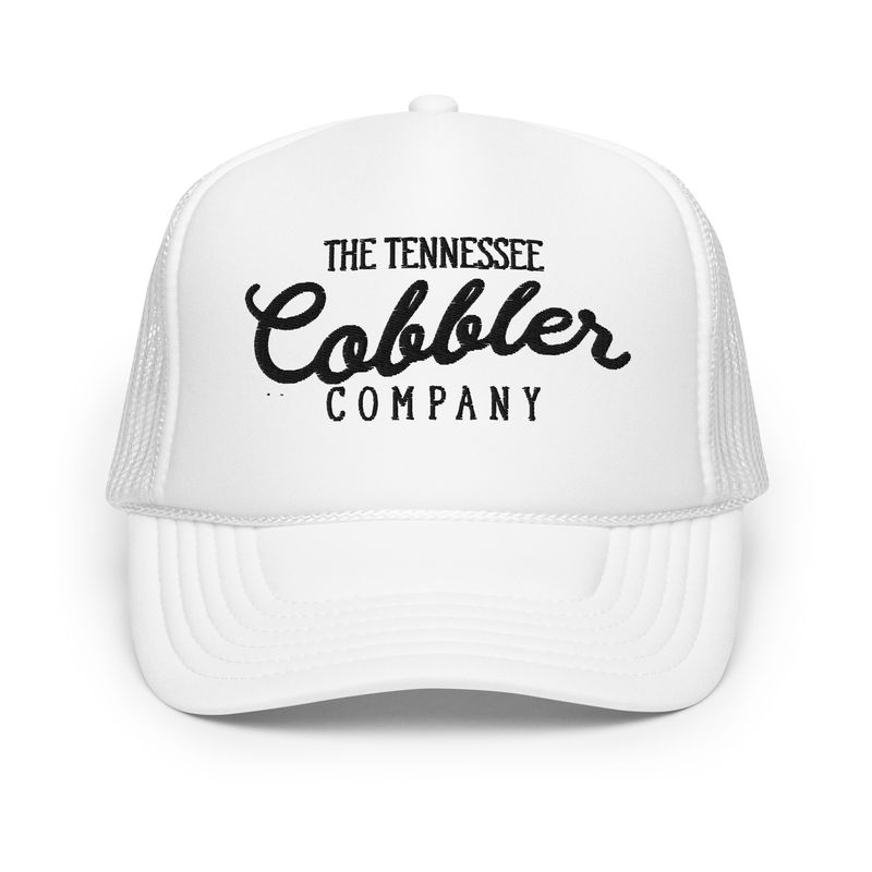White Logo Foam trucker hat