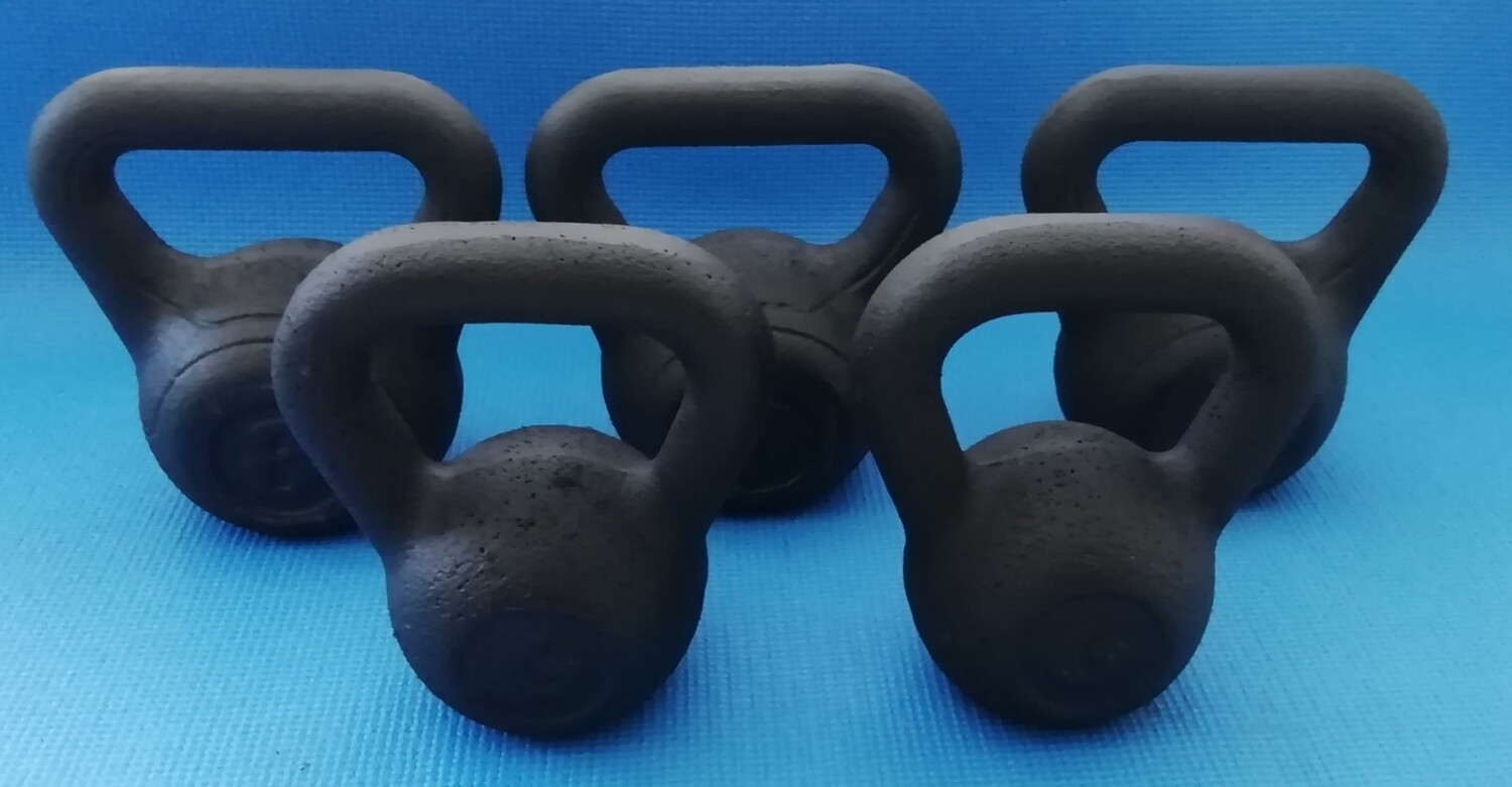 Kettlebell maciza de fundición 
