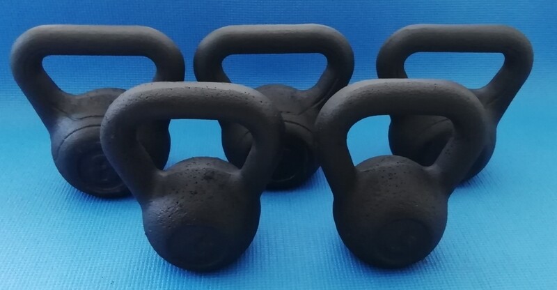 Kettlebell maciza de fundición 