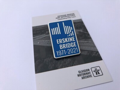 Erskine Bridge - 50th Anniversary Enamel Badge