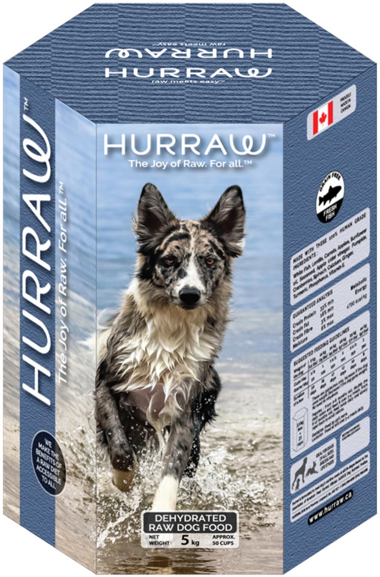 HURRAW Fish Dehydrated Dog Food 2.5 Kg