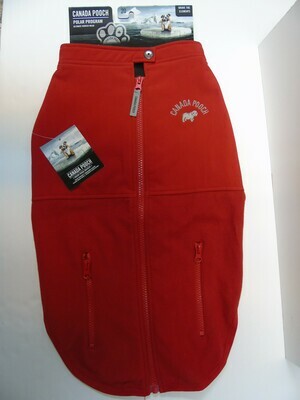 CANADA POOCH - Red Fleece With Pockets - Size 20