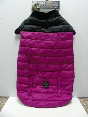 CANADA POOCH - Pink With Black Trim Parka - Size 28