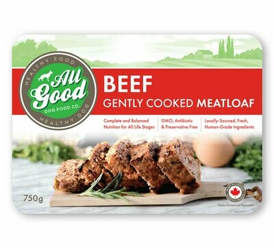 ALL GOOD DOG FOOD - Beef Meatloaf