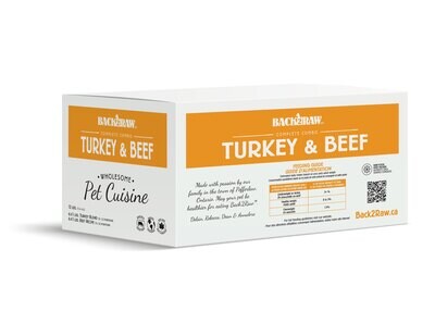 BACK 2 RAW - Complete Turkey/ Beef Recipe - 12 LB
