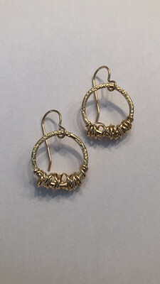 Full Bloom Hoop Earrings