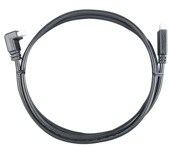 VE.Direct-Kabel 0,9m einseitig 90° Stecker