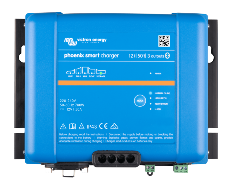 Victron Phoenix Smart IP43 Charger 12/50 (3) 230V Victron Phoenix Smart IP43 Charger 12/50 (3) 230V