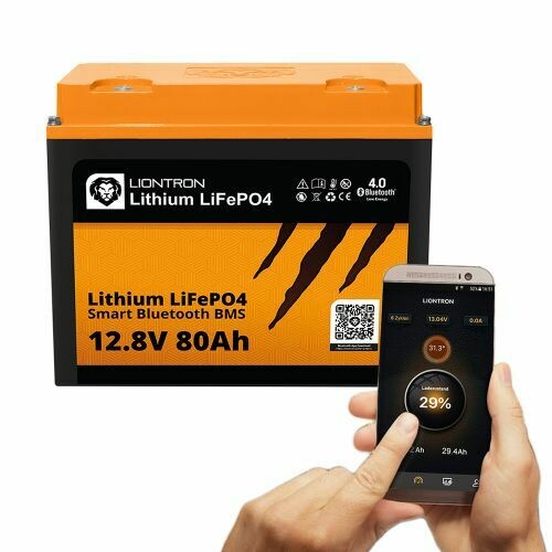 LIONTRON Lithium LiFePO4 12,8V 80Ah LX Smart BMS mit Bluetooth LIONTRON Lithium LiFePO4 12,8V 80Ah LX Smart BMS mit Bluetooth