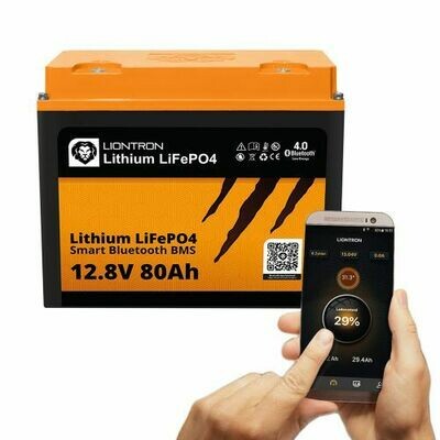 LIONTRON Lithium LiFePO4 12,8V 80Ah LX Smart BMS mit Bluetooth LIONTRON Lithium LiFePO4 12,8V 80Ah LX Smart BMS mit Bluetooth