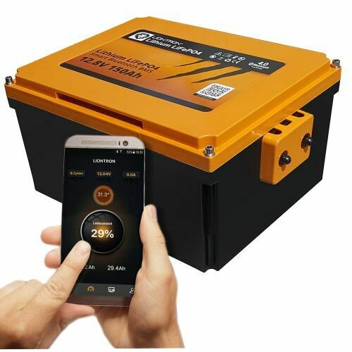 LIONTRON LiFePO4 12.8V 150Ah LX Smart BMS mit Bluetooth Wohnmobil-Untersitz-Batterie mit Bluetooth